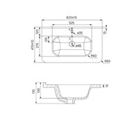 Iddis edifice edi80w0i95k тумба подвесная с умывальником 80 см