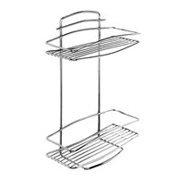 Полка двухъярусная прямая, проволока стальная, 12, Milardo, 212W020M44 12092