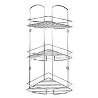 Полка трехъярусная угловая, проволока стальная, 11, Milardo, 111WC30M44 12095