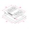 Газовая варочная панель Teka EFX 60 4G AI AL CI DR SS 2599