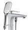 Смеситель напольный для ванны с душем Timo Helmi 4000/00-16Y-CR хром-белый 2765