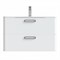 Тумба с умывальником (раковиной) для ванной комнаты подвесная, 80 см, белая IDDIS BRI80W0i95K 3754