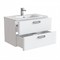 Тумба с умывальником (раковиной) для ванной комнаты подвесная, 80 см, белая IDDIS BRI80W0i95K 3754