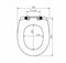 Сиденье для унитаза дюропласт IDDIS ID 136 Dp Sc 4019