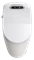 Электронный унитаз-бидеTimo TE-731 4625