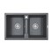 Кварцевая мойка Paulmark для кухни PM238150 BE / QU / WH / GR / GRM / DG / BL / BLM 810x500 мм 6592