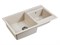 Кварцевая мойка Paulmark для кухни PM238250 BE / QU / WH / GRM / DG / BLM / BL 775x495 мм 6593