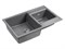 Кварцевая мойка Paulmark для кухни PM238250 BE / QU / WH / GRM / DG / BLM / BL 775x495 мм 6593