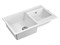 Кварцевая мойка Paulmark для кухни PM238250 BE / QU / WH / GRM / DG / BLM / BL 775x495 мм 6593