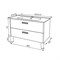 Тумба напольная с умывальником IDDIS Brick 100 см BRI10WFi95K 6785