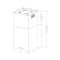 Островная вытяжка Korting KHA 45970 N / W Cube 7814