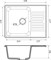 Мойка для кухни GranFest QUARZ 13 2414