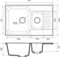 Мойка для кухни GranFest QUARZ 21К 2417