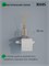 Бумагодержатель с овальной полкой, нержавеющая сталь, NOA, белый матовый, IDDIS, NOAWT00i43 12033